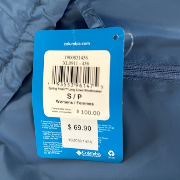 BNWT Columbia womens rain coat size small - Picture 2 of 10
